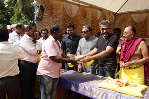Nadigar Sangam Sweetbox Shirt Saree Veshti Distribution Stills